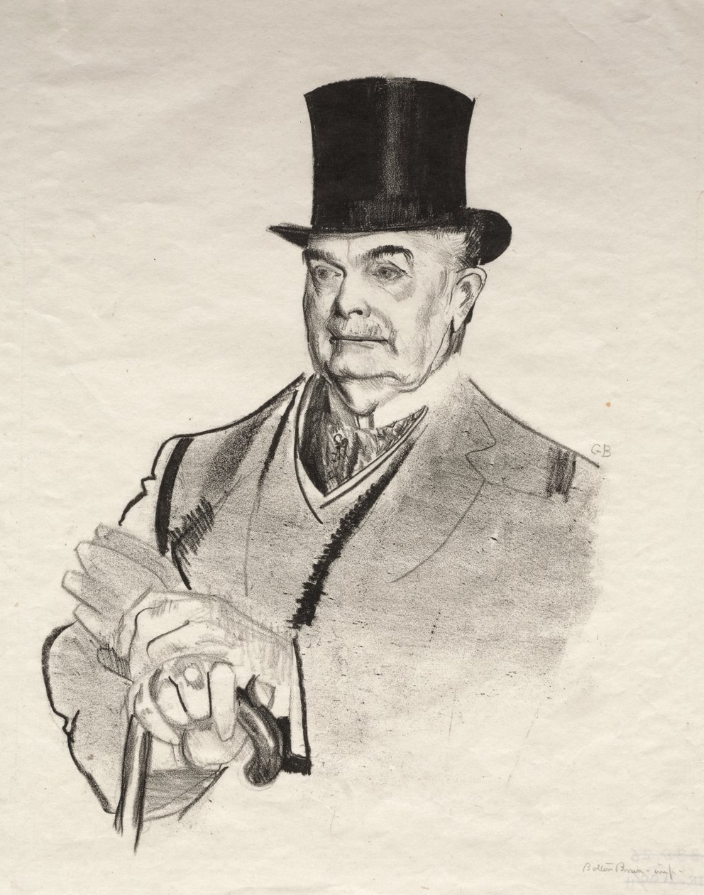 W. E. Story, Esq., first state by George Bellows