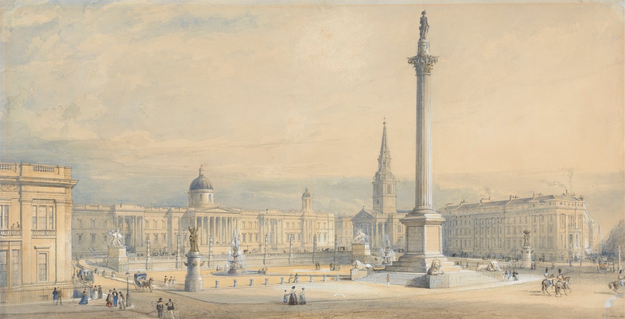 A Proposed Plan for Trafalgar Square by George Belton Moore