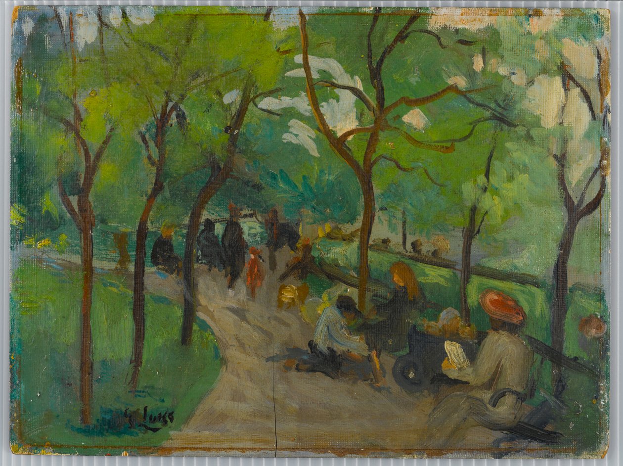 Prospect Park by George Benjamin Luks
