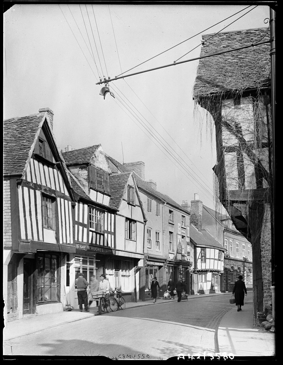 Friar Street, Worcester, Worcestershire, 1942 by George Bernard Mason