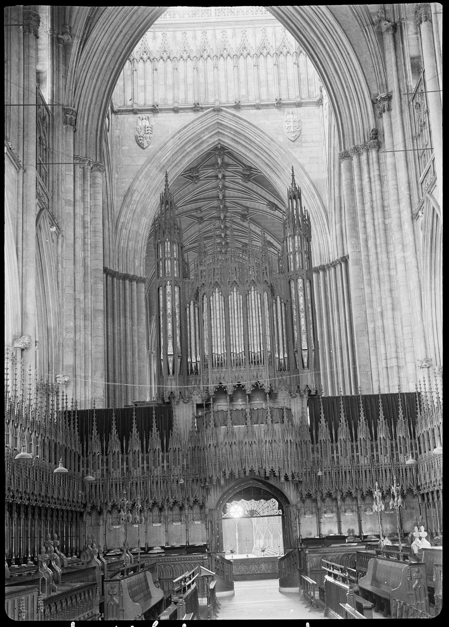 York Minster, Minster Yard, York, 1942 by George Bernard Wood