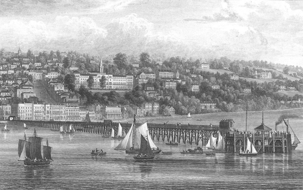 Ryde, Isle of Wight, 1855 by George Brannon