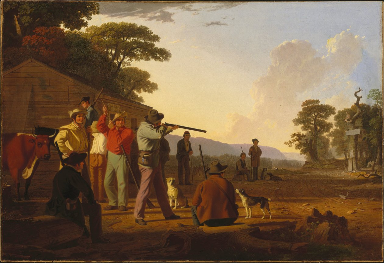 Shooting for the Beef by George Caleb Bingham