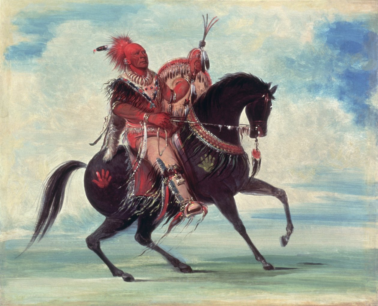 Chief Keokuk by George Catlin