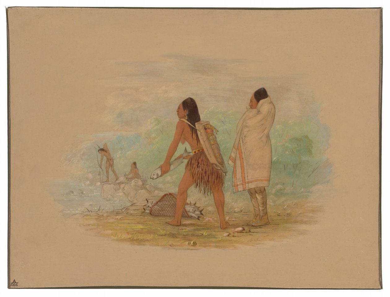 Flathead Indians by George Catlin