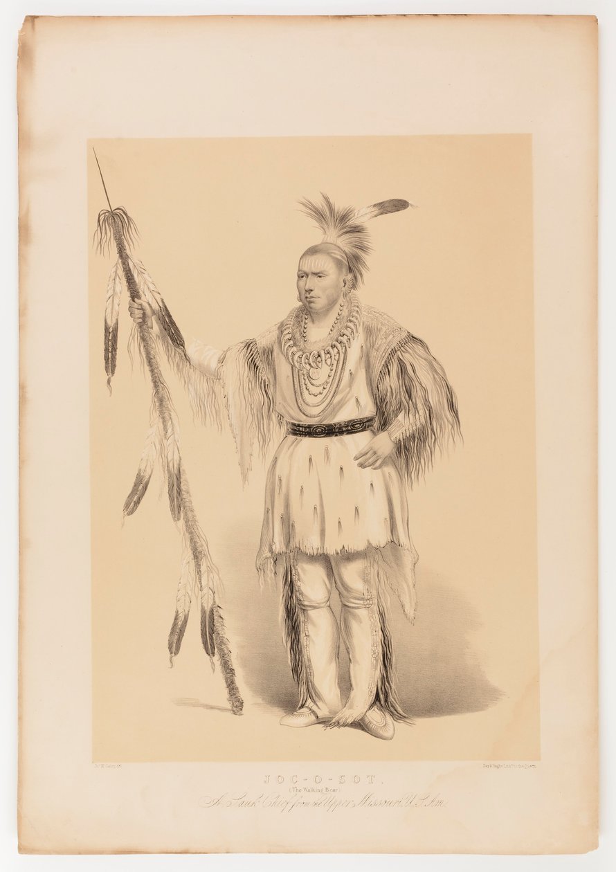 Joc-o-sot, the Walking Bear by George Catlin