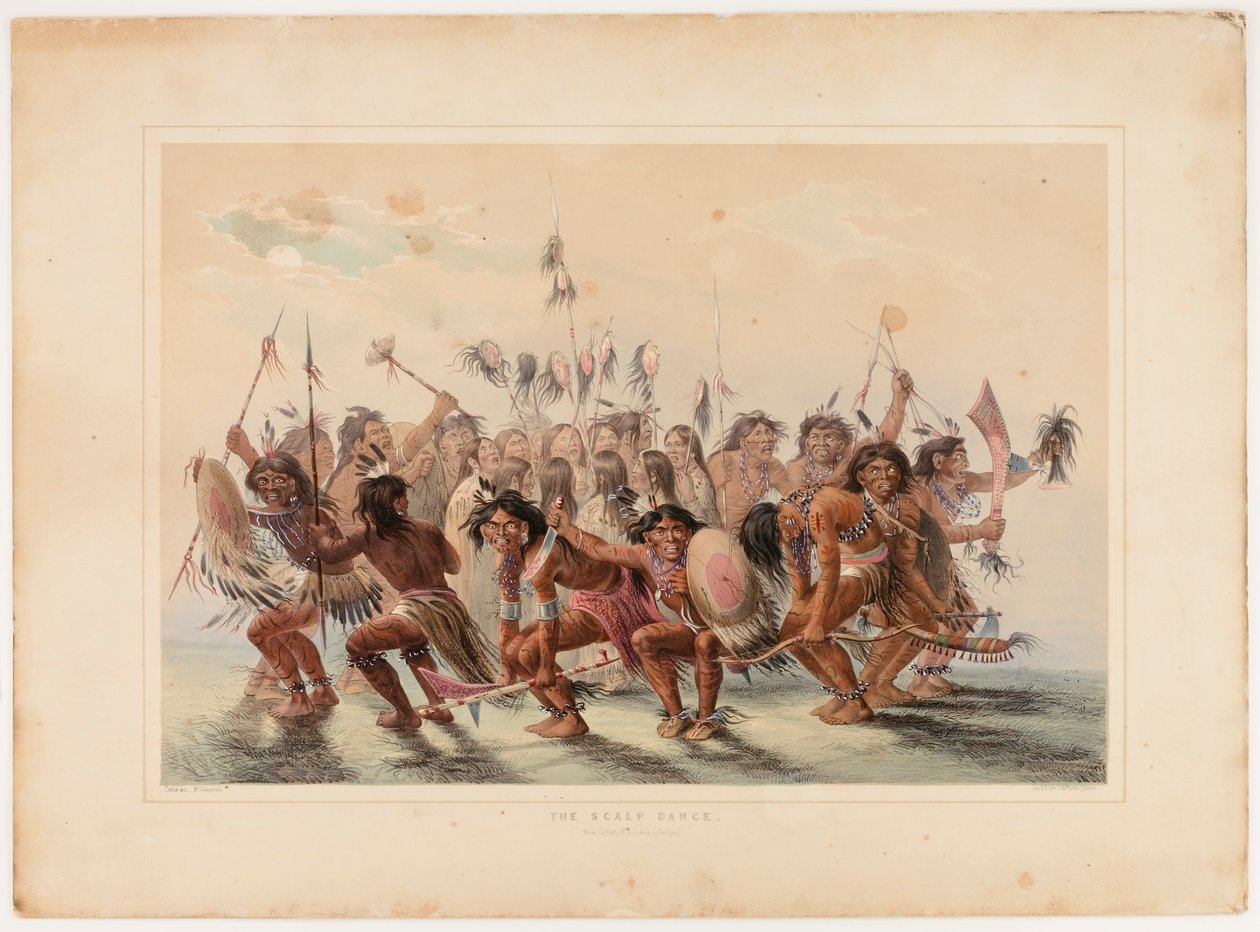 The Scalp Dance by George Catlin