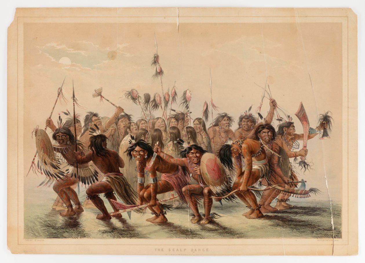 The Scalp Dance by George Catlin