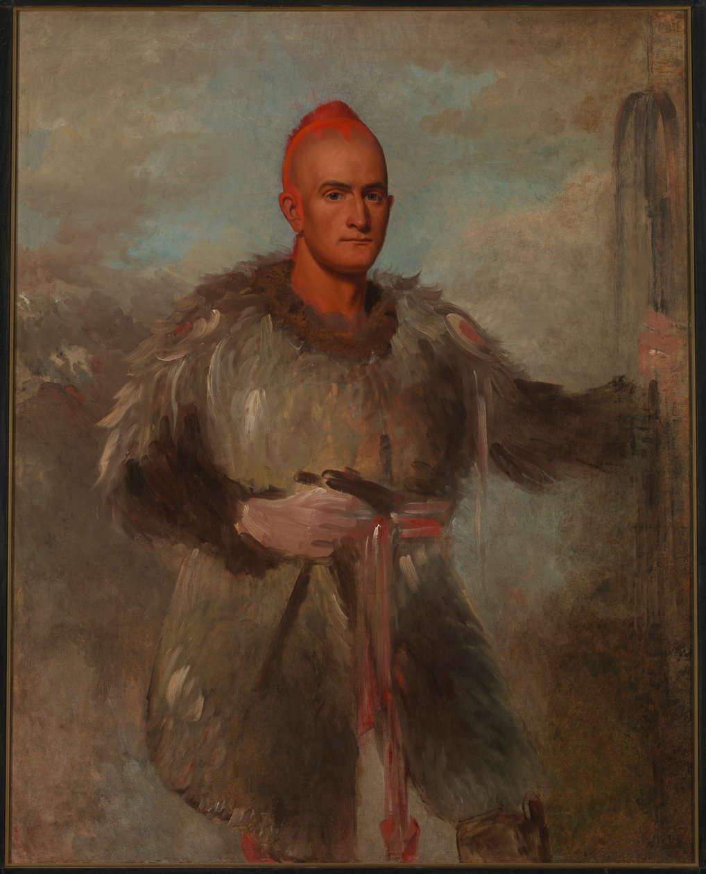 Theodore Burr Catlin, in Indian Costume by George Catlin