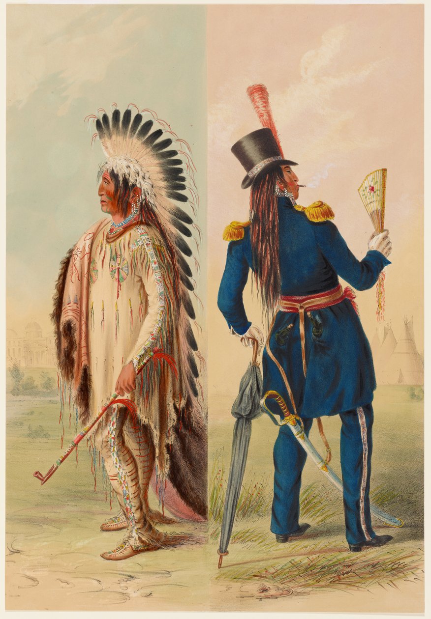 Wi-Jun-Jon, An Assinneboin Chief by George Catlin