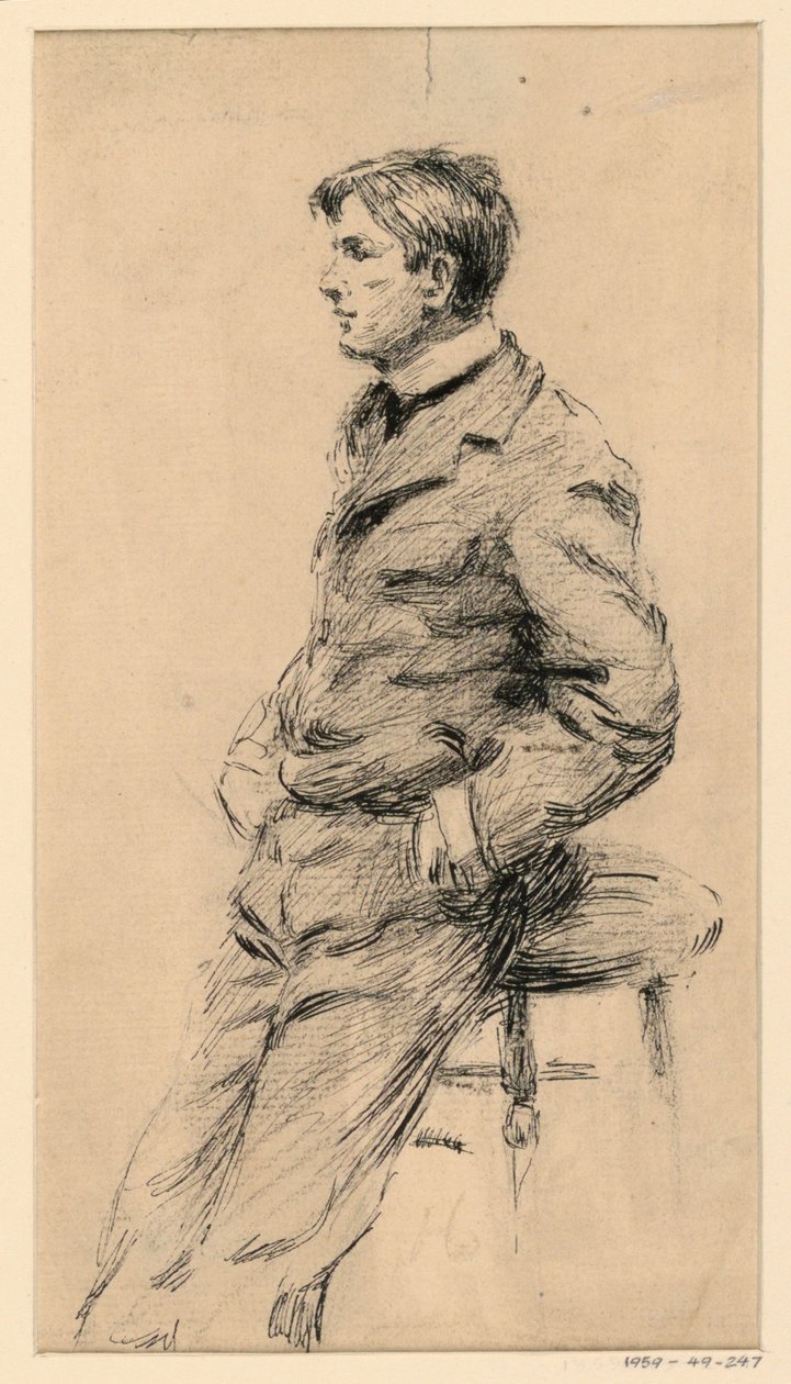 Sketch of a Youth by George Charles Aid