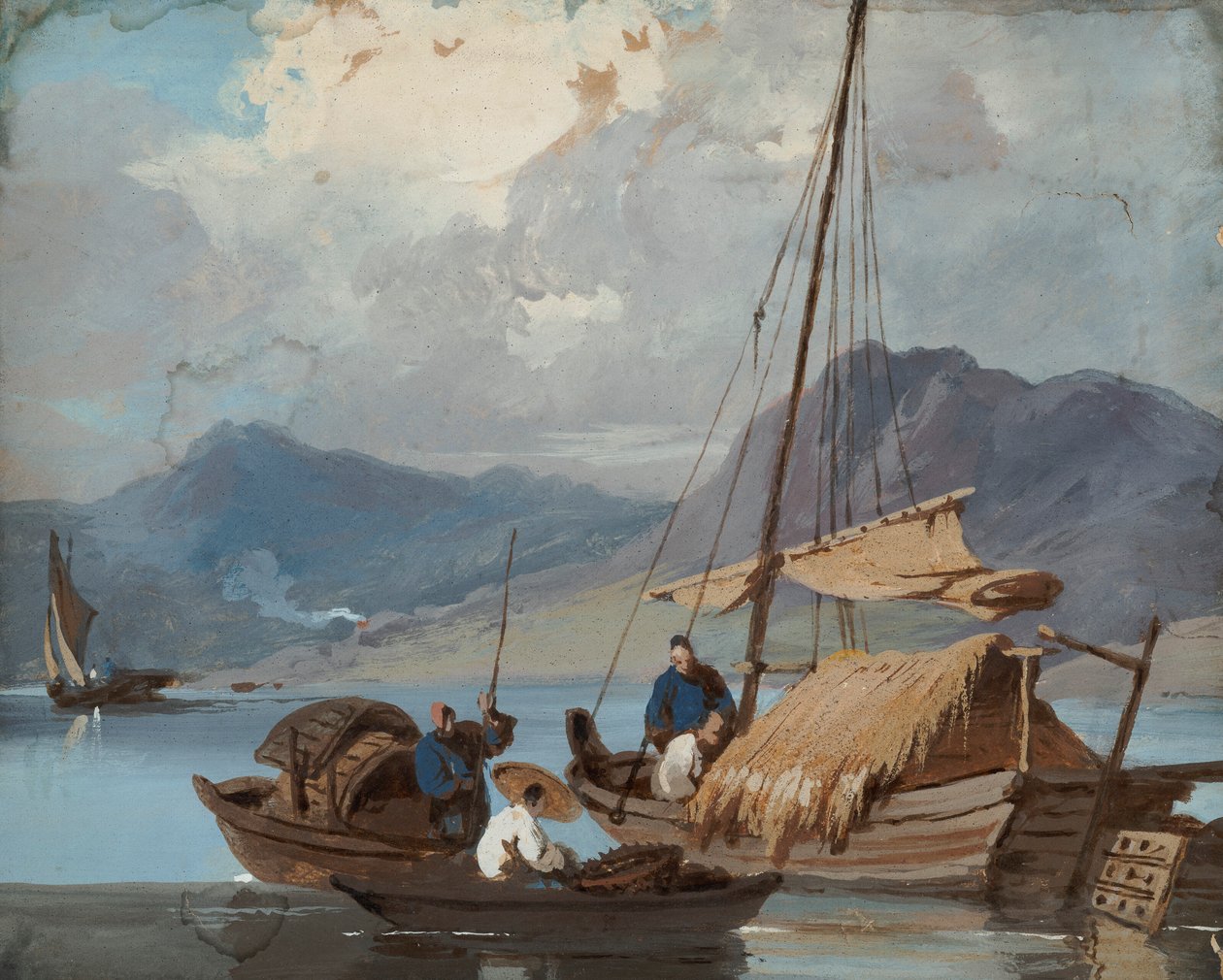 Tanka Boat off Macao by George Chinnery