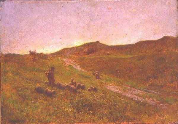 Evening on the Moorland by George Clausen