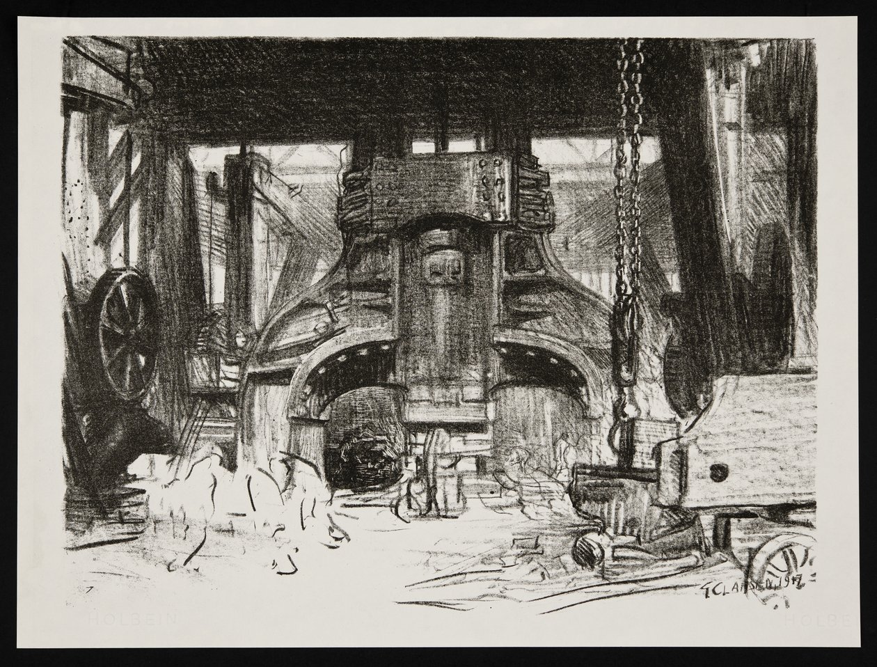 The Great Hammer by George Clausen