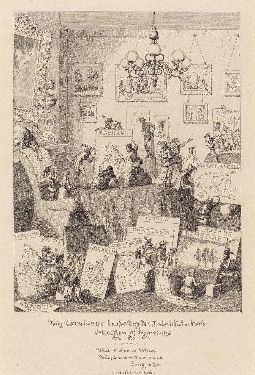 Fairy Connoisseurs Inspecting Mr. Frederick Locker