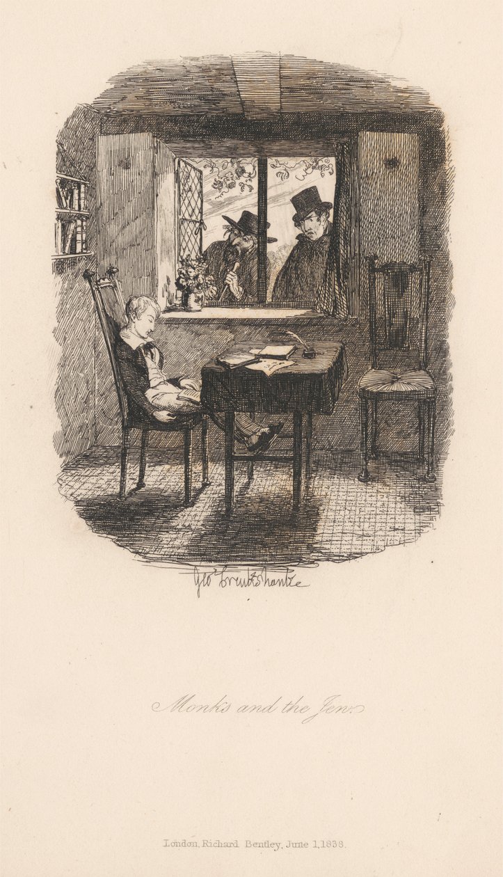 Monks and the Jew by George Cruikshank