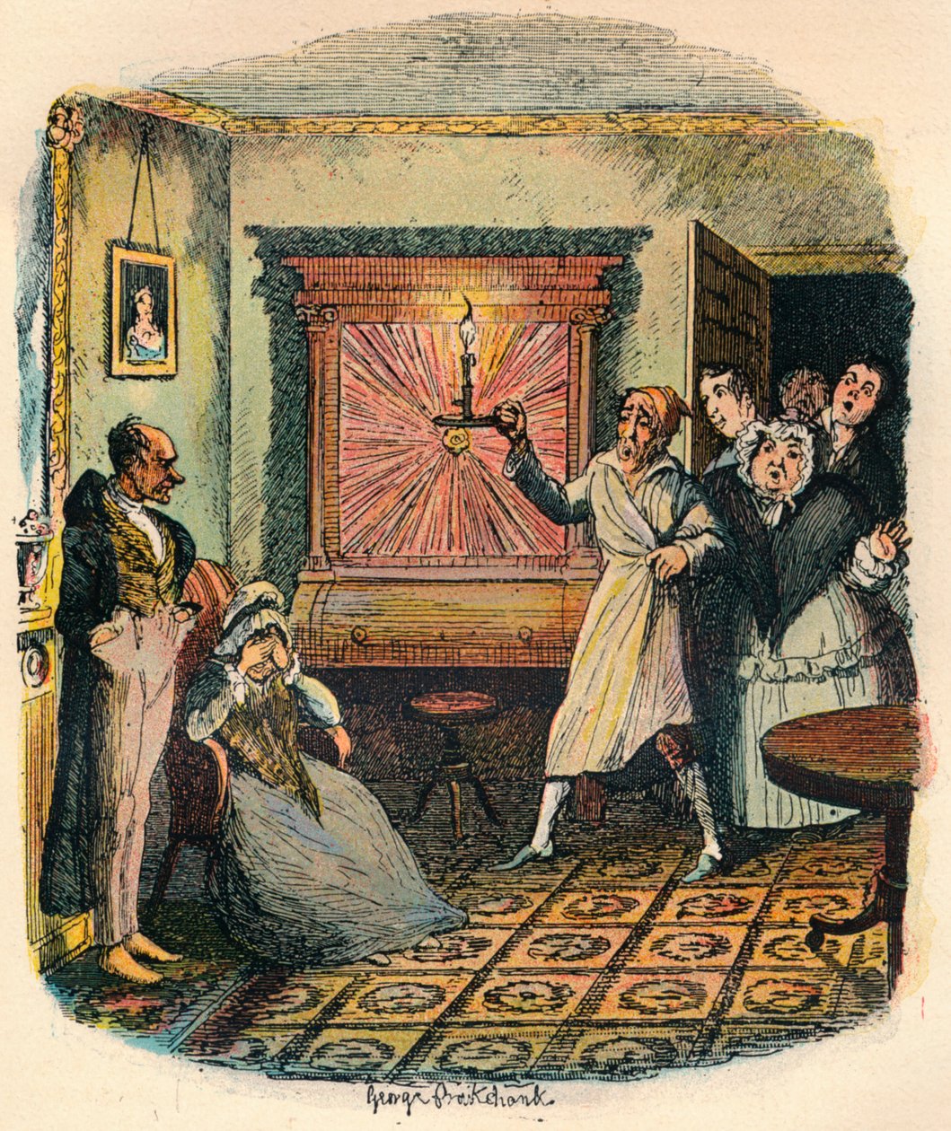 Mrs. Tibbs and Mr. Evenson, c1900 by George Cruikshank