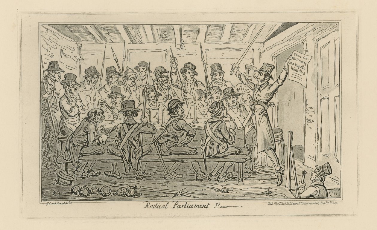 Radical Parliament by George Cruikshank