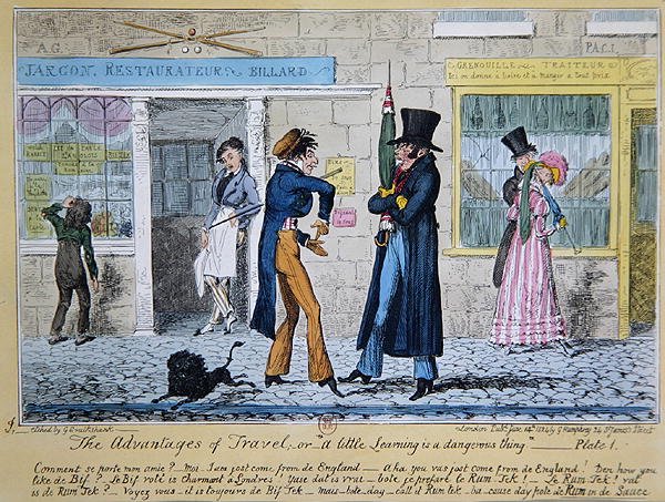 The Advantages of Travel or A Little Learning is a Dangerous Thing by George Cruikshank