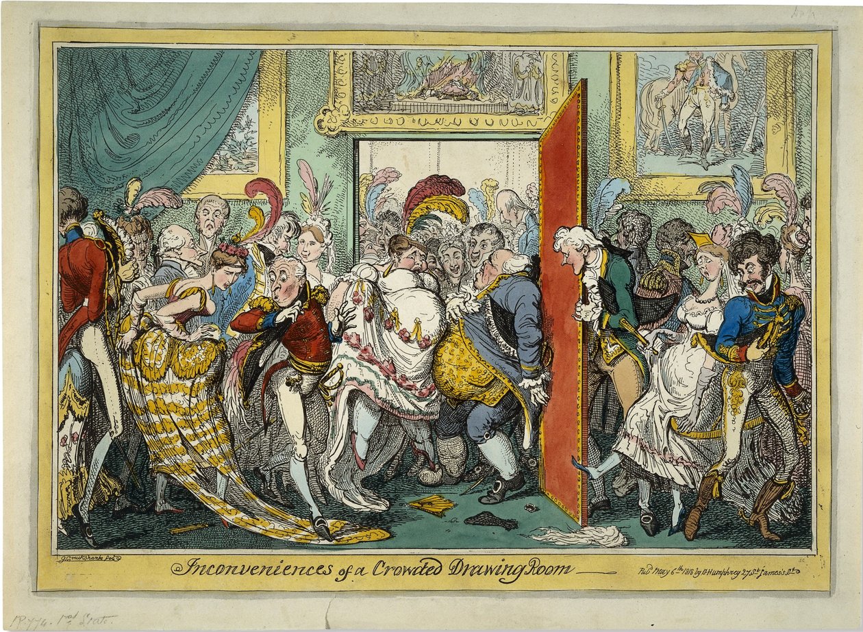 The Inconveniences of a Crowded Drawing Room