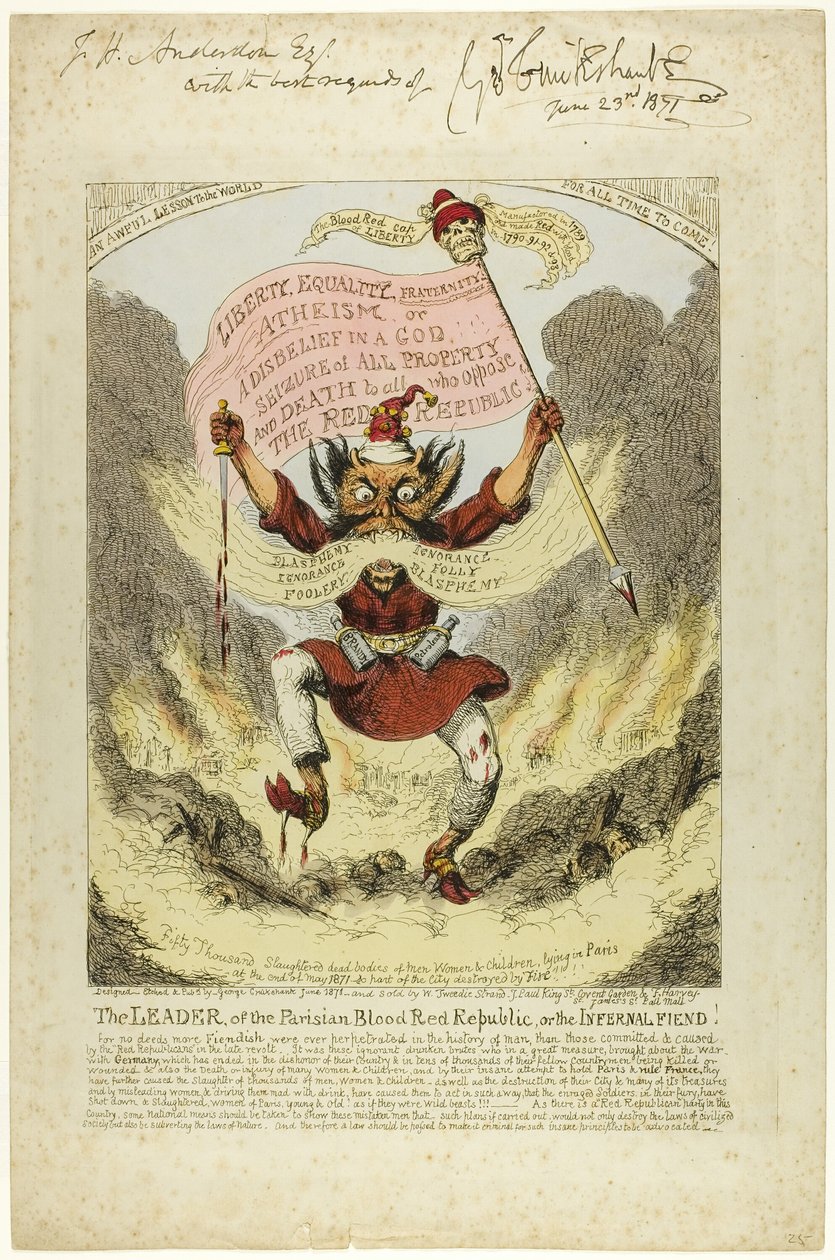 The Leader of the Parisian Blood Red Republic