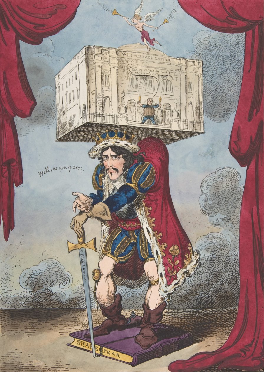 The Theatrical Atlas by George Cruikshank