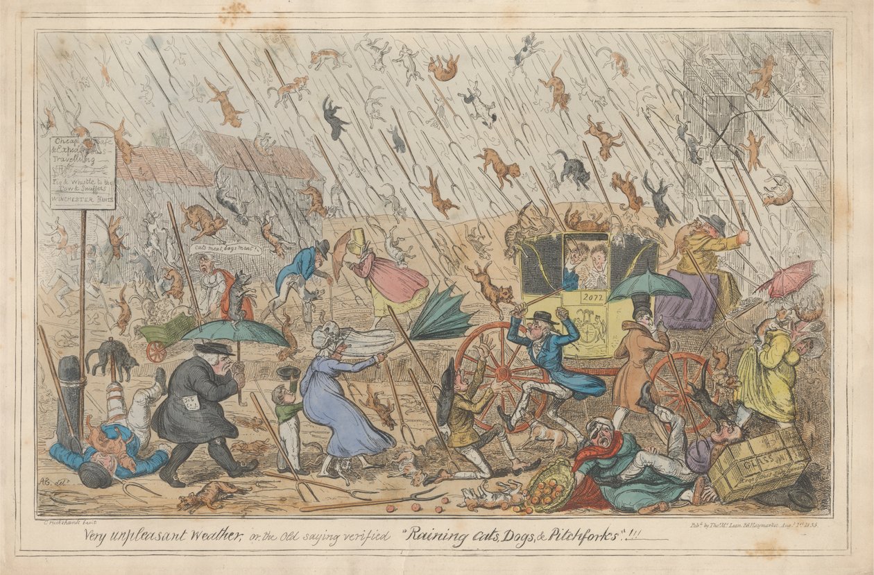 Very Unpleasant Weather, or, the Old Saying Verified 