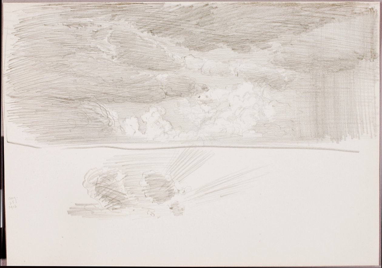 Untitled (Cloud Study) by George Elbert Burr