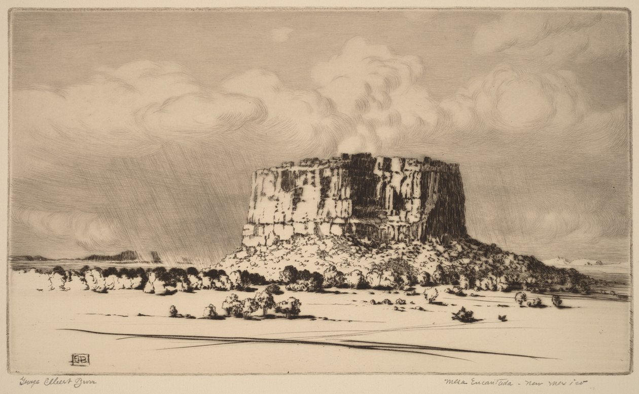 Mesa Encantada, New Mexico (no. 2) by George Elbert Burr