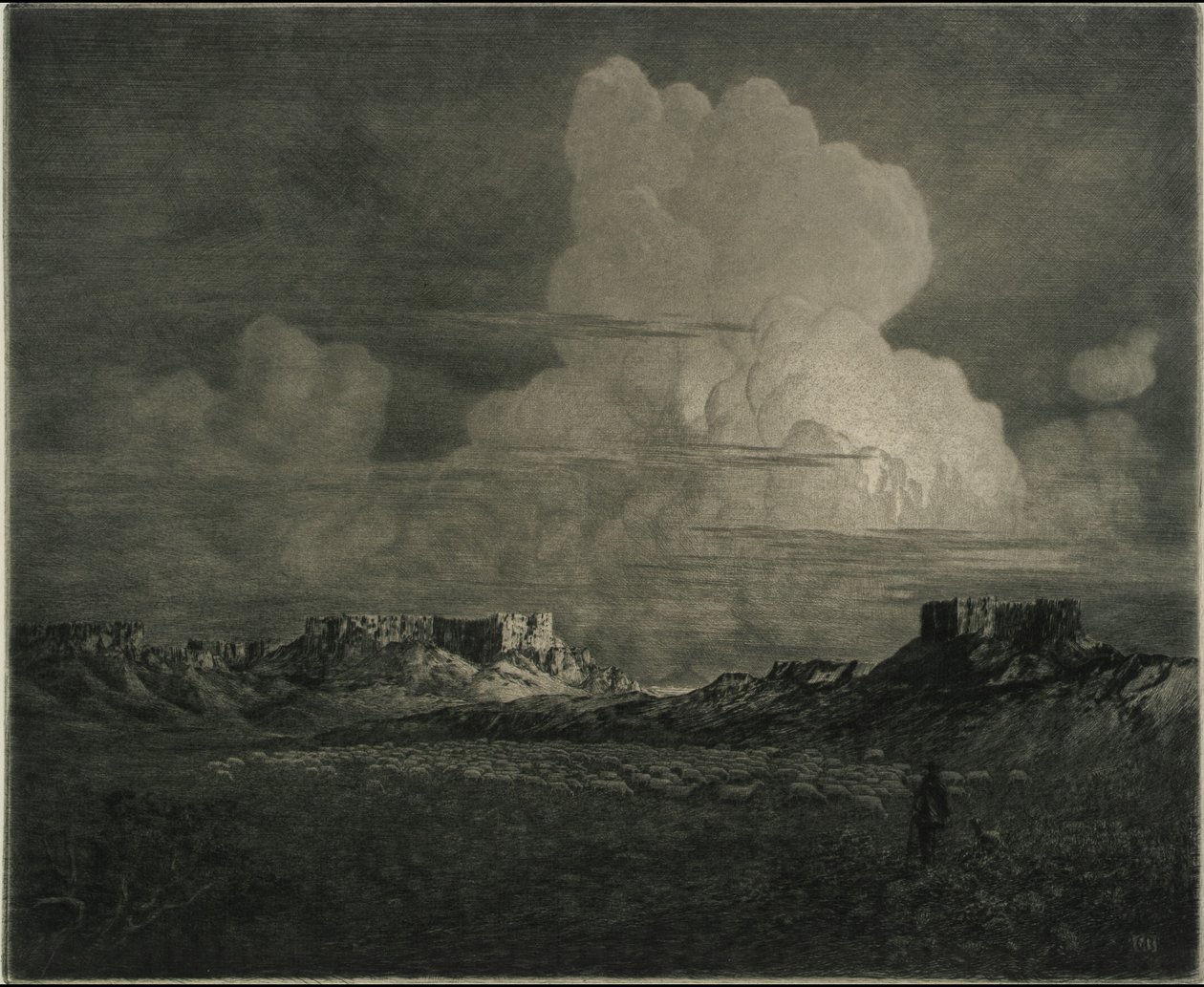 Navajo Country Evening by George Elbert Burr
