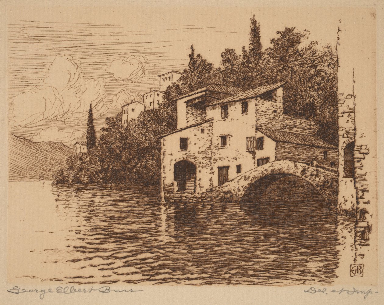 On Lake Como by George Elbert Burr