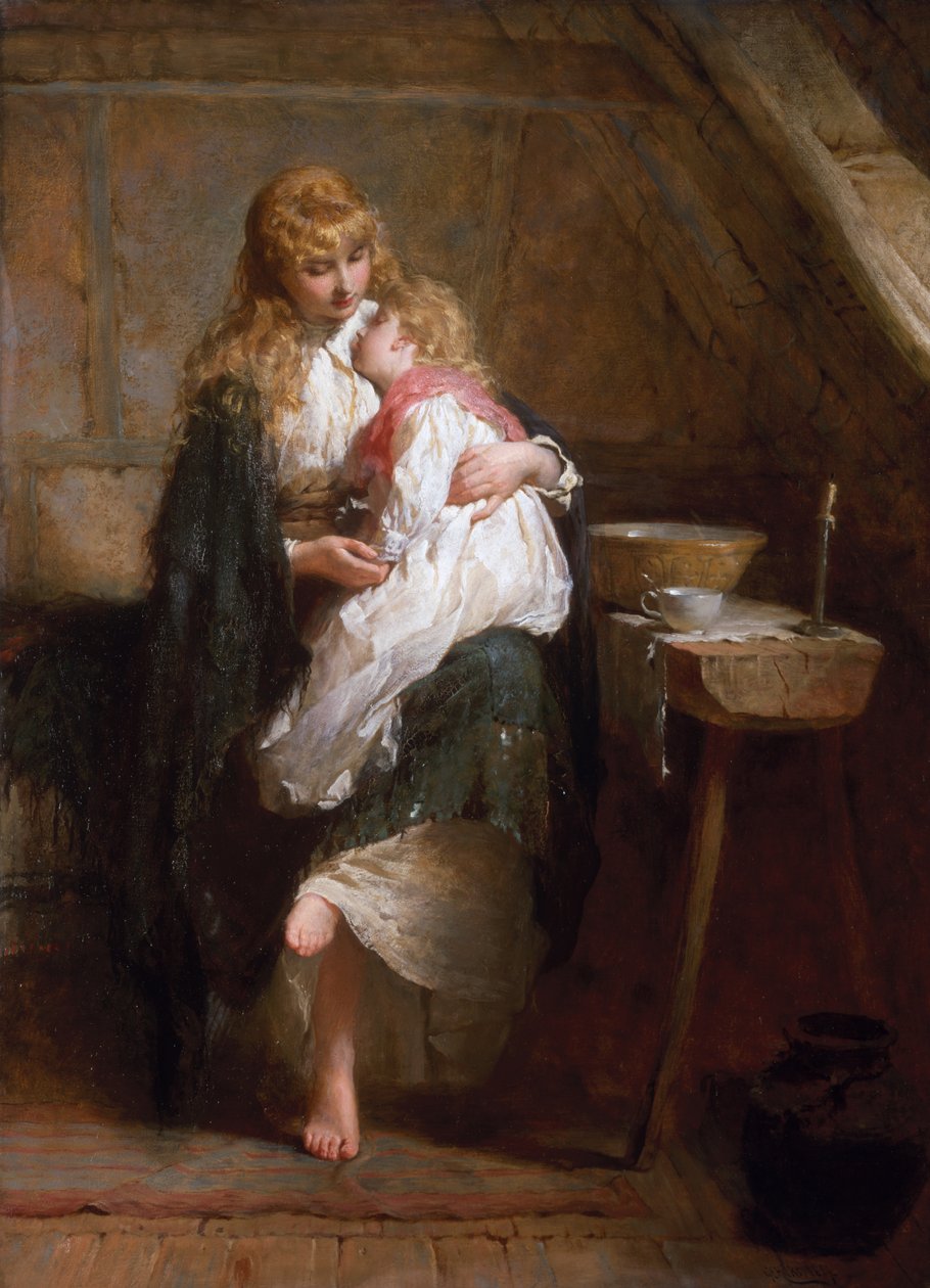 The Orphans by George Elgar Hicks: Premium art reproduction
