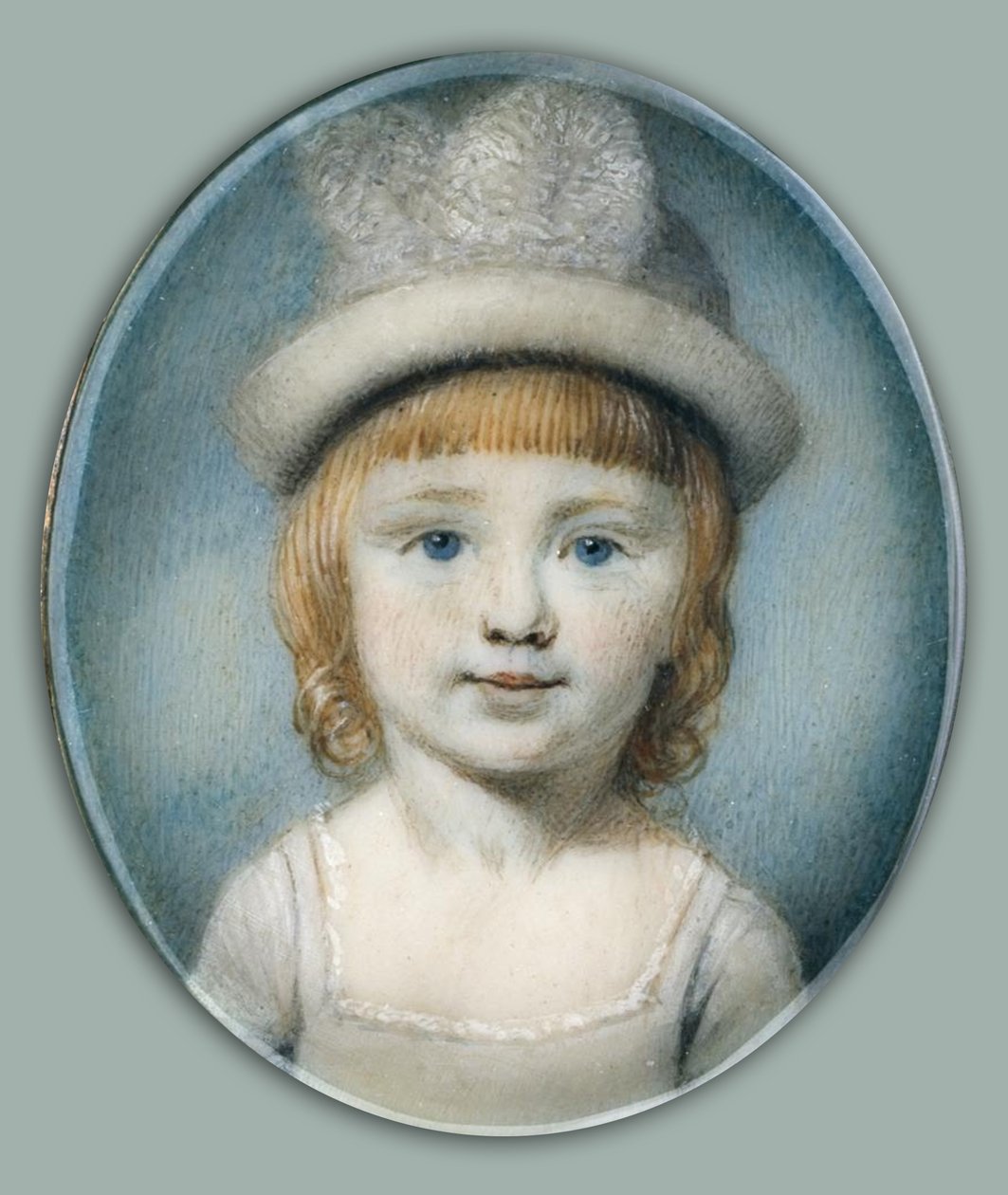 Portrait of a Child by George Engleheart: Fine art print