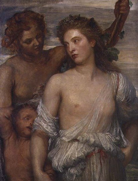 A Bacchante by George Frederic Watts