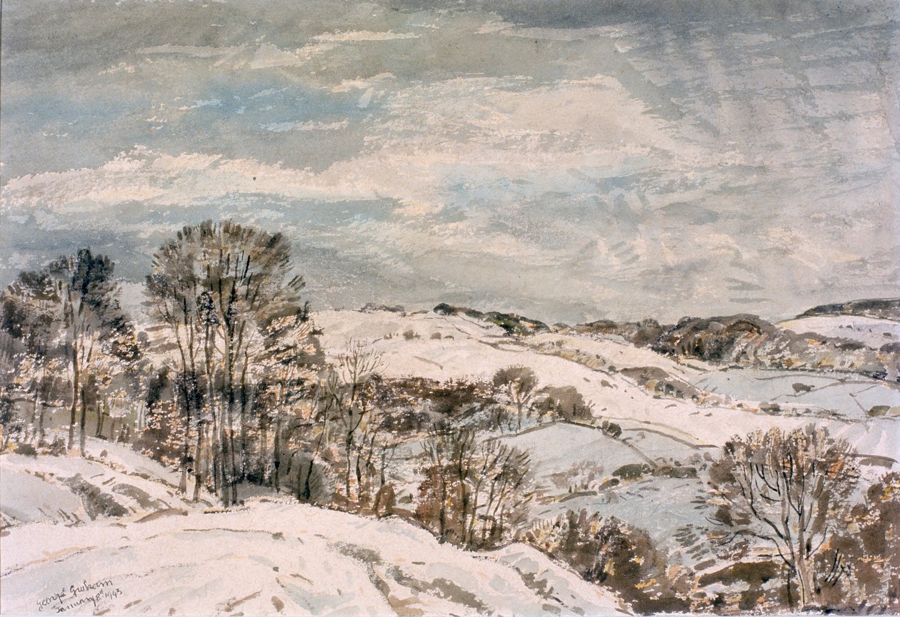 Winter in Wensleydale by George Graham