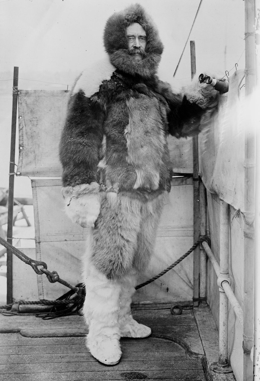 Admiral Robert Edwin Peary (1856-1920) American explorer of Arctic ...