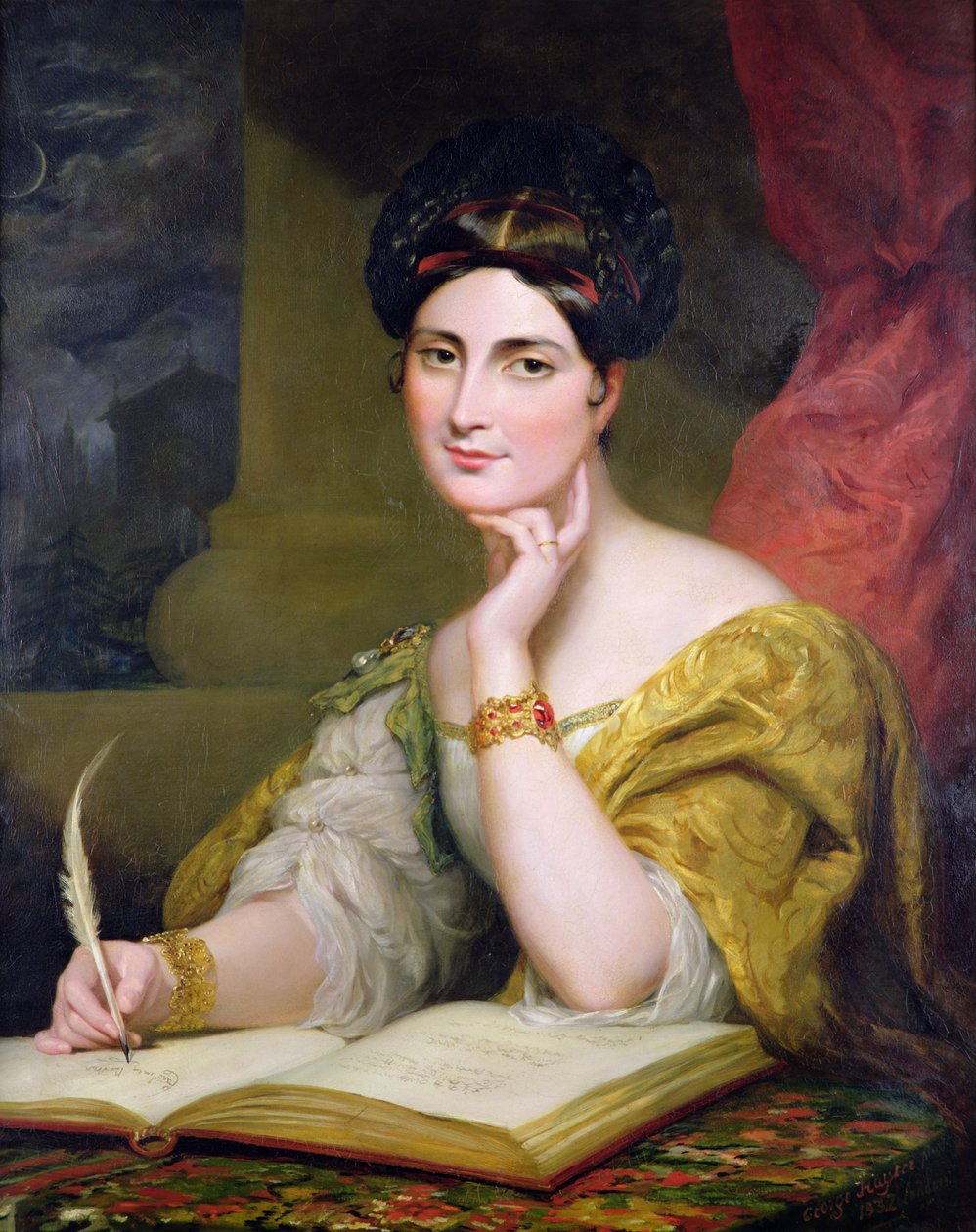 Portrait of the Hon. Mrs. Caroline Norton by George Hayter
