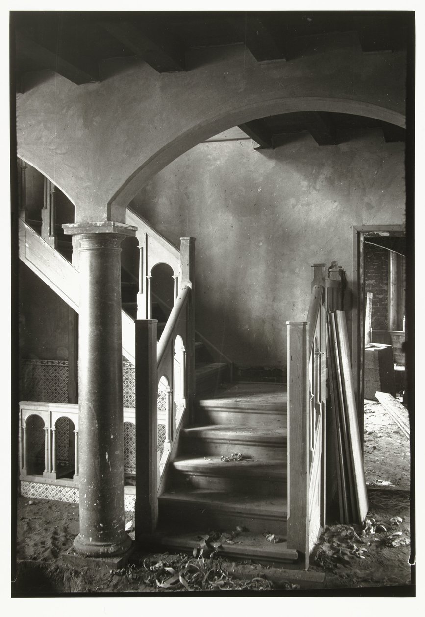 The Hall of House Inter Quercus in Aerdenhout, under Construction by George Hendrik Breitner