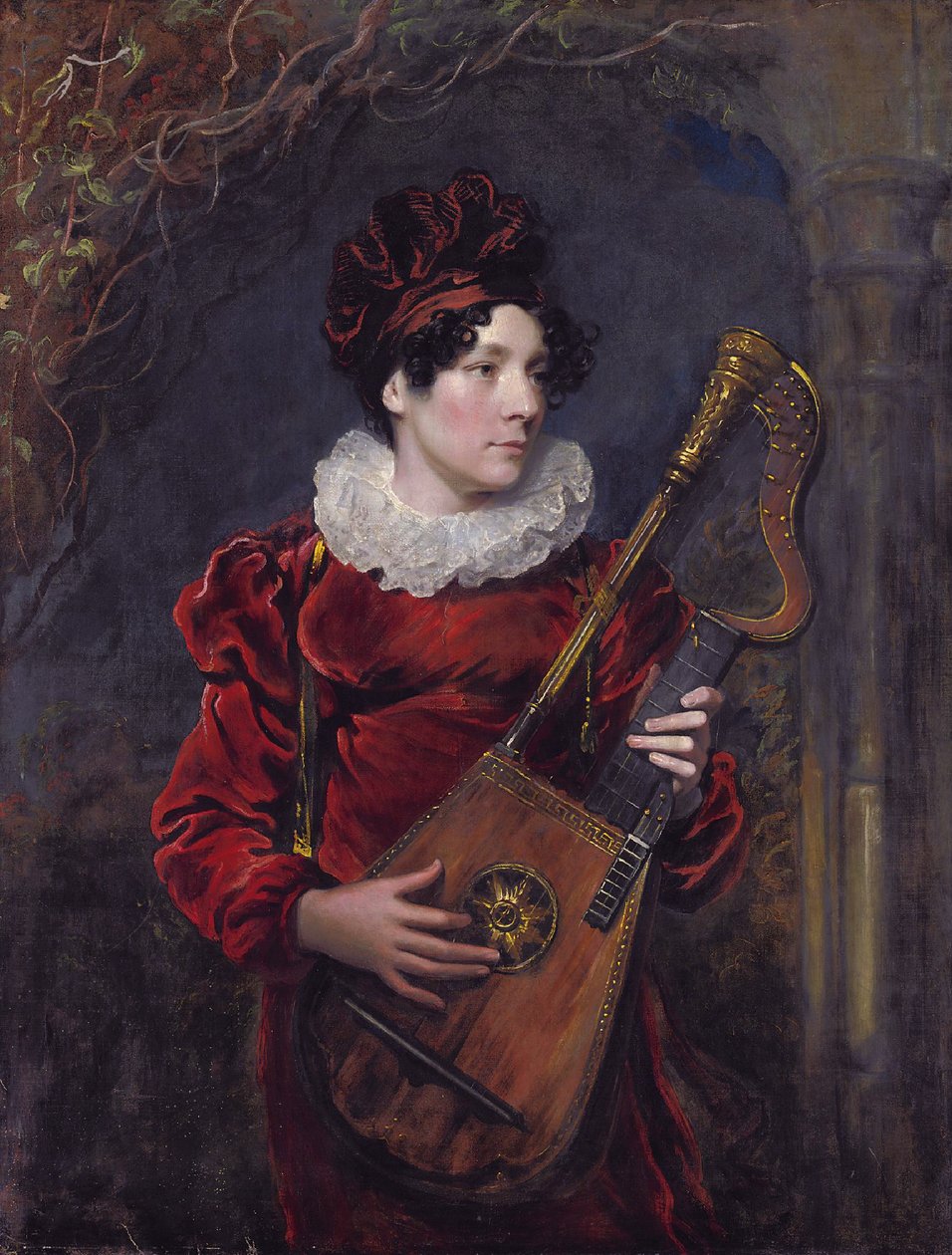 Portrait of Kitty Stephens, Later Countess of Essex (1794 - 1882) by George Henry Harlow