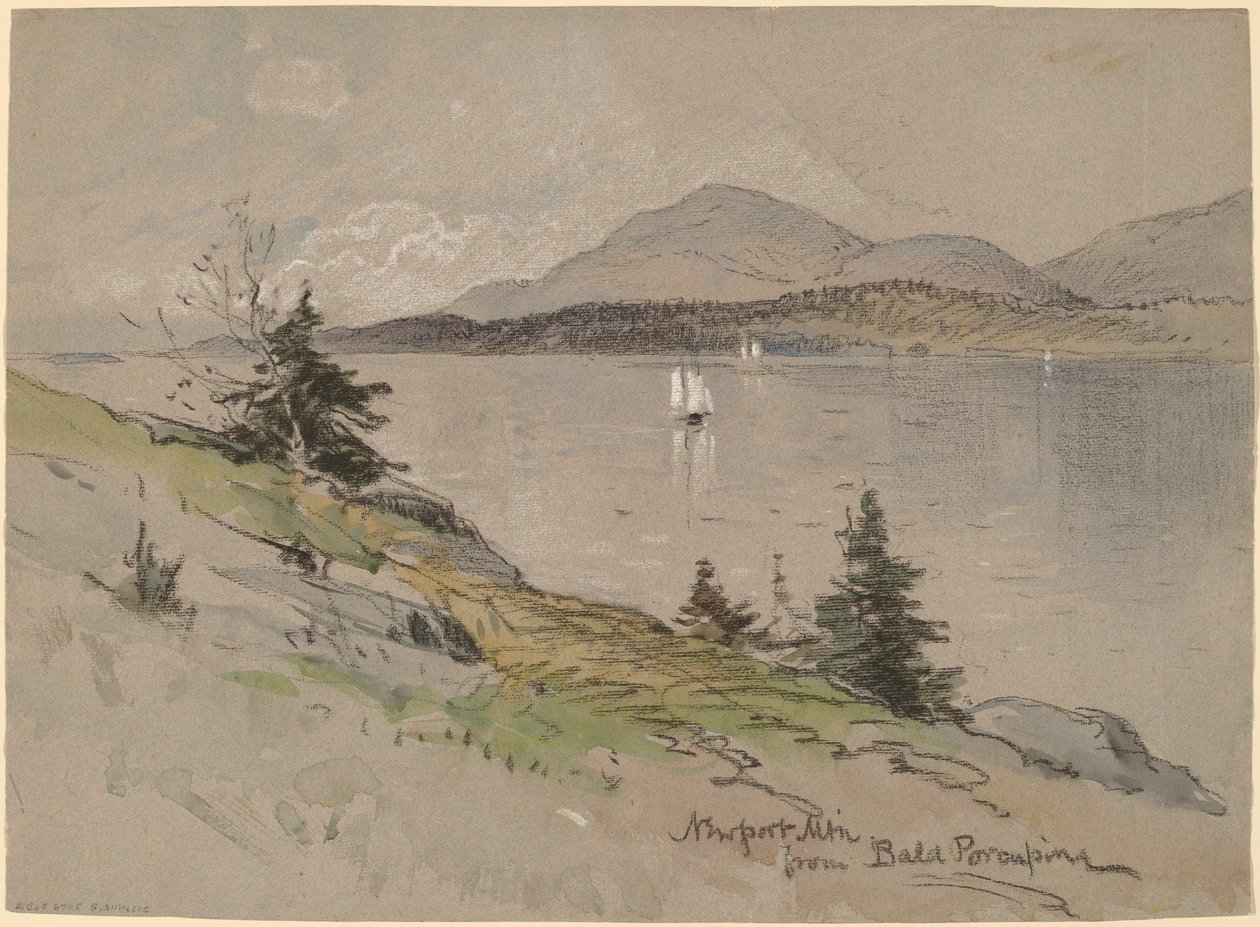 Newport Mountain from Bald Porcupine by George Henry Smillie