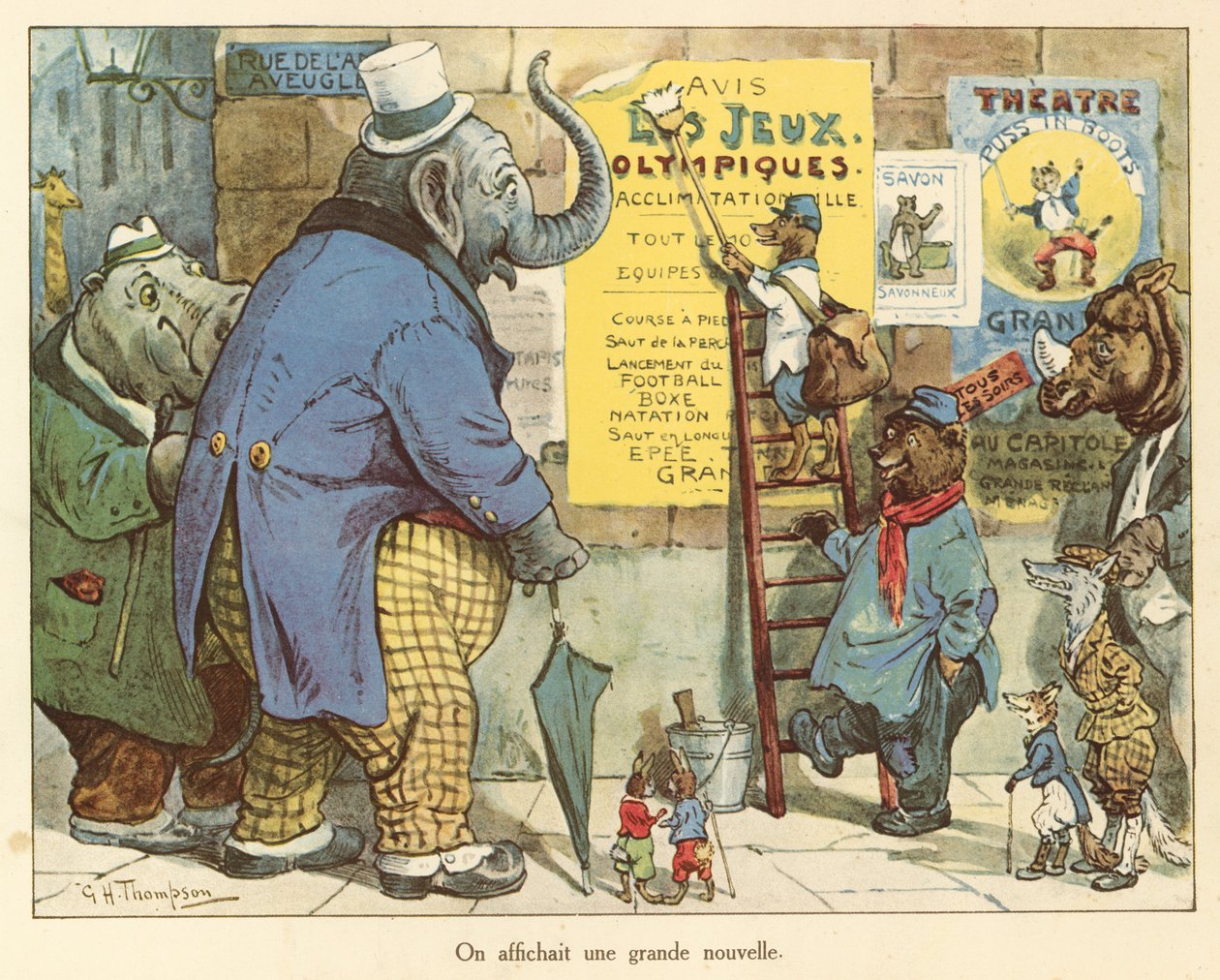 A Great News Was Posted by George Henry Thompson