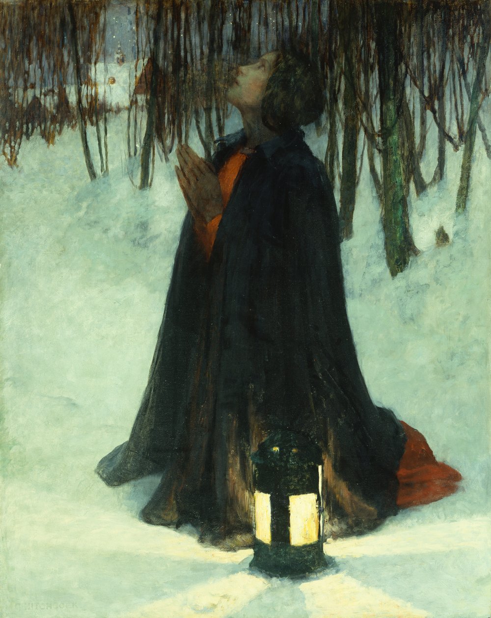 A Dream of Christmas by George Hitchcock