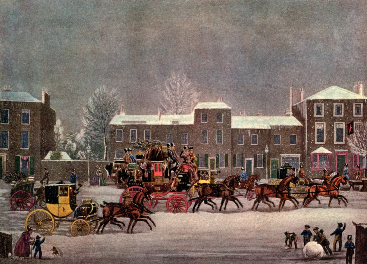 Approach to Christmas by George Hunt: Buy fine art print