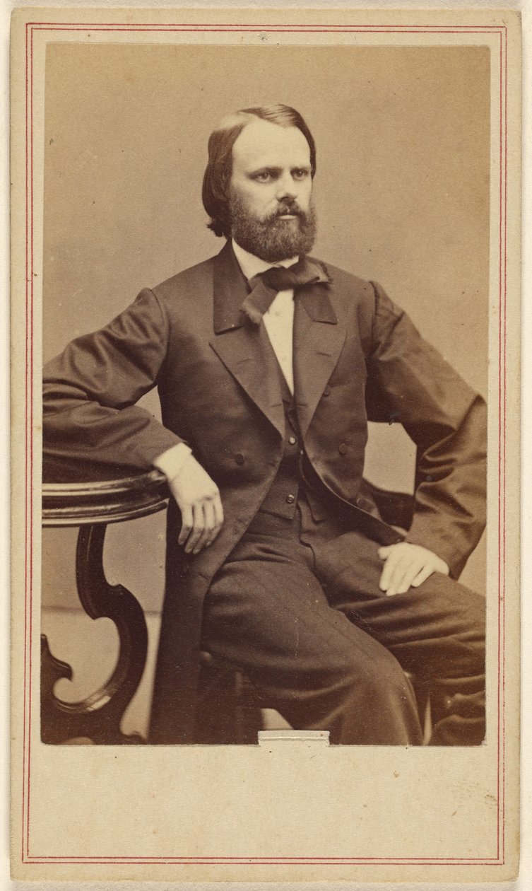 Unidentified Man with Full Beard, Seated by George Kendall Warren