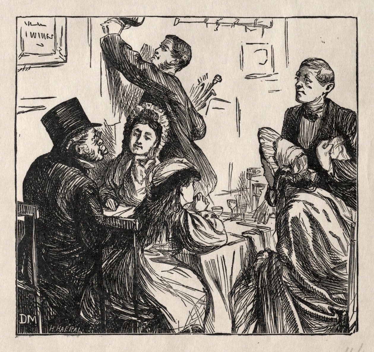 Refreshment - At the Great Exhibition, 1862 by George Louis Palmella Busson Du Maurier
