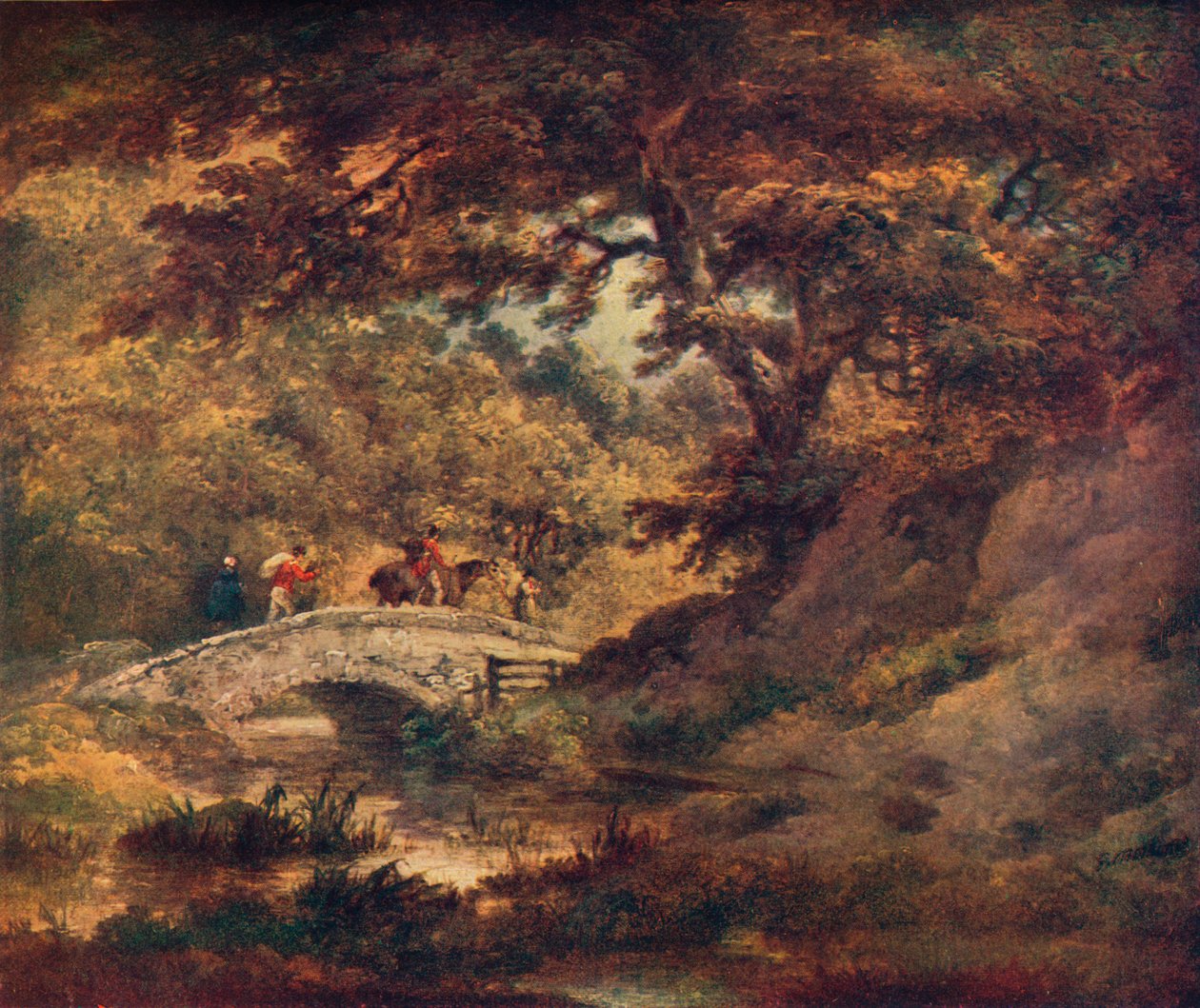 A Woodland Scene by George Morland