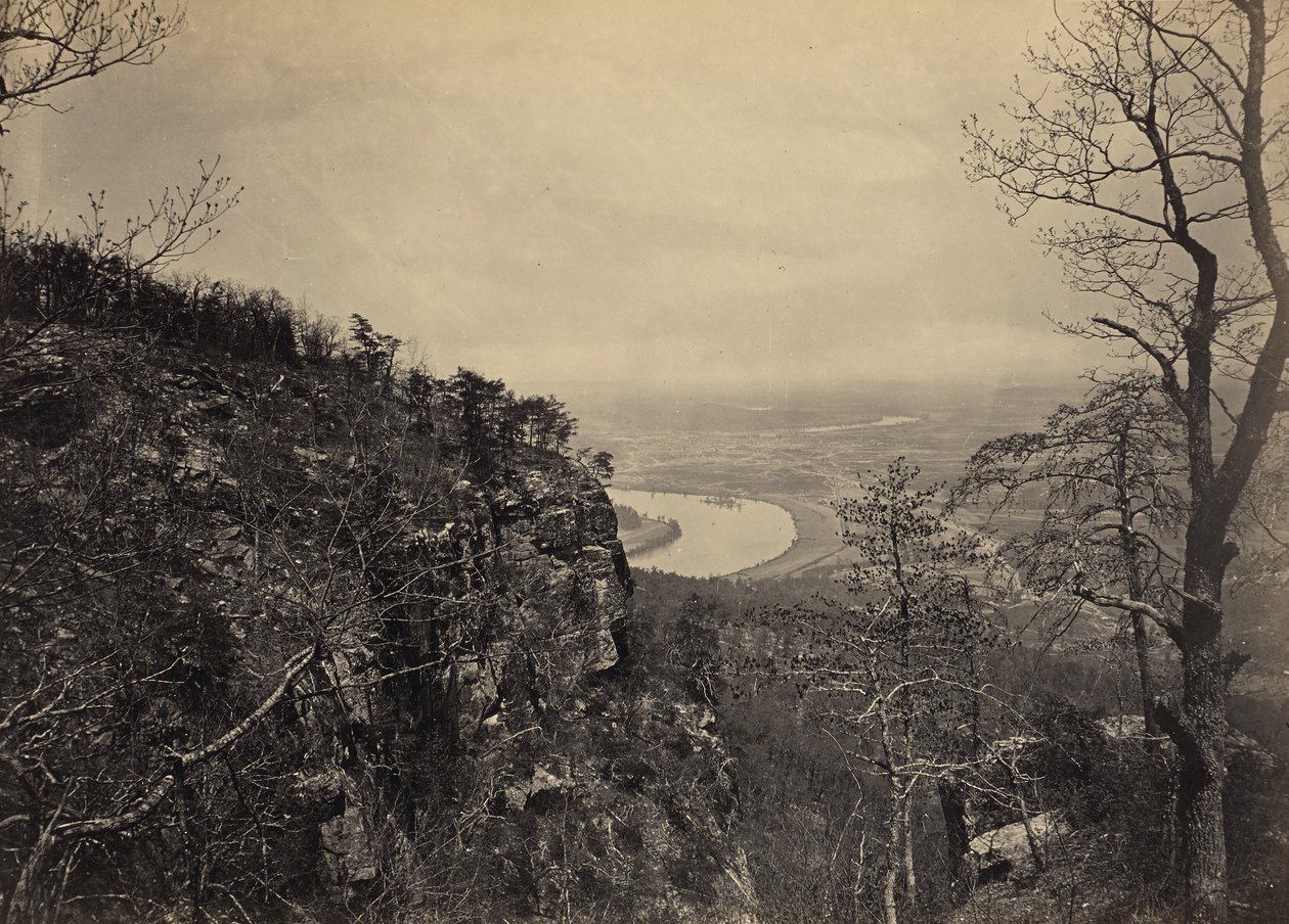 Chattanooga Valley from Lookout Mountain, No. 2 by George N. Barnard