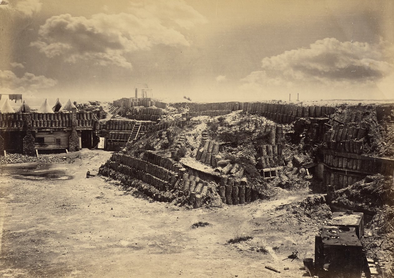 Interior View of Fort Sumter by George N. Barnard