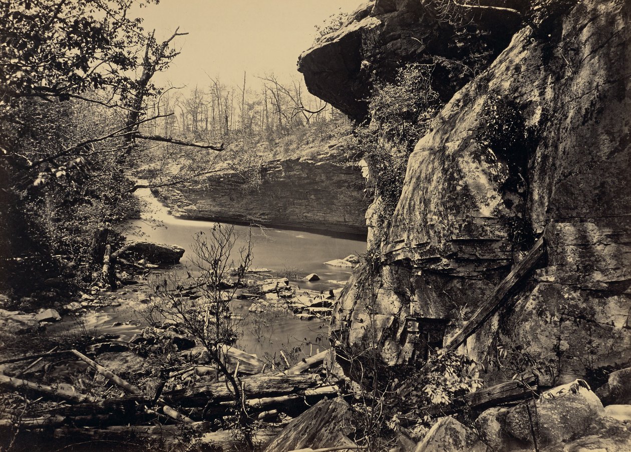 Lu-La Lake Lookout Mountain by George N. Barnard