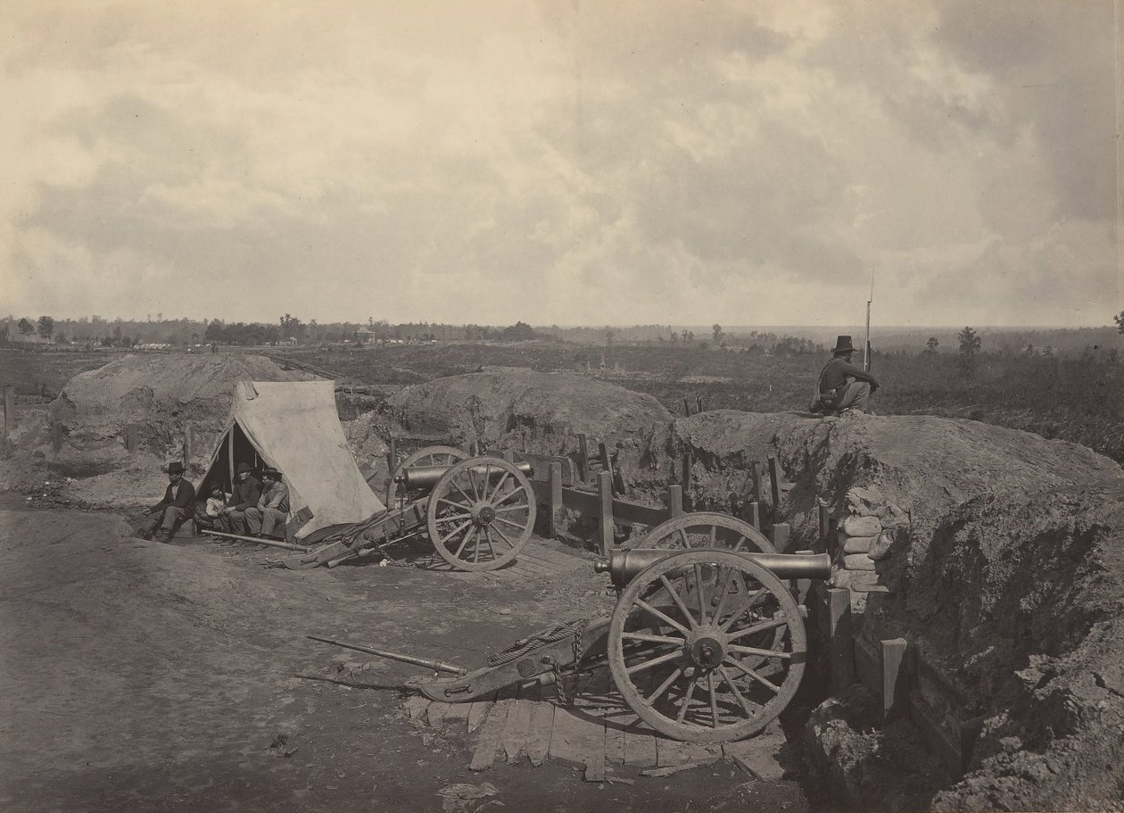 Rebel Works in Front of Atlanta, Georgia No. 4 by George N. Barnard